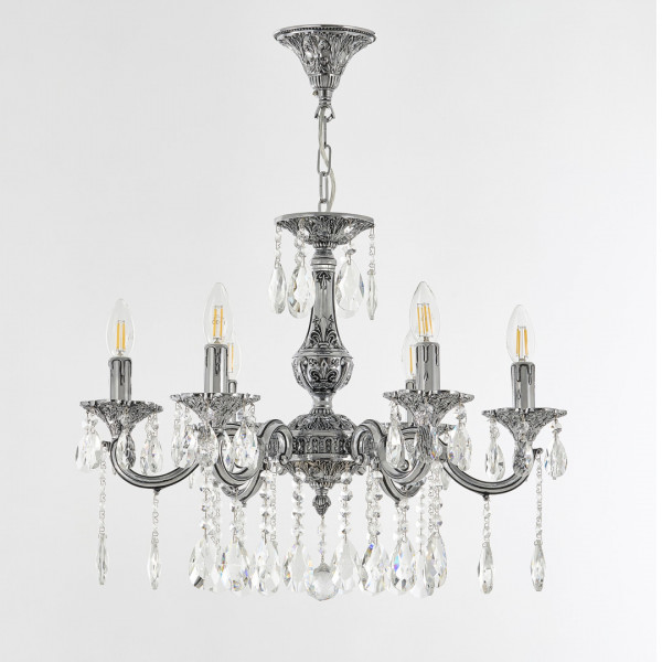 Люстра с хрустальными подвесками AL78101/6/175 A NB Bohemia Ivele Crystal