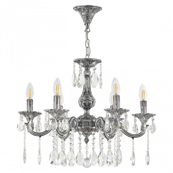 Люстра с хрустальными подвесками AL78101/6/175 A NB Bohemia Ivele Crystal