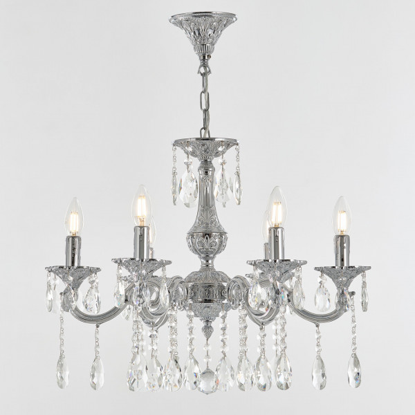 Люстра с хрустальными подвесками AL78101/6/175 A NW Bohemia Ivele Crystal