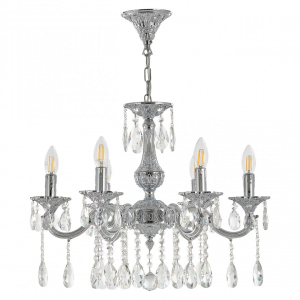 Люстра с хрустальными подвесками AL78101/6/175 A NW Bohemia Ivele Crystal