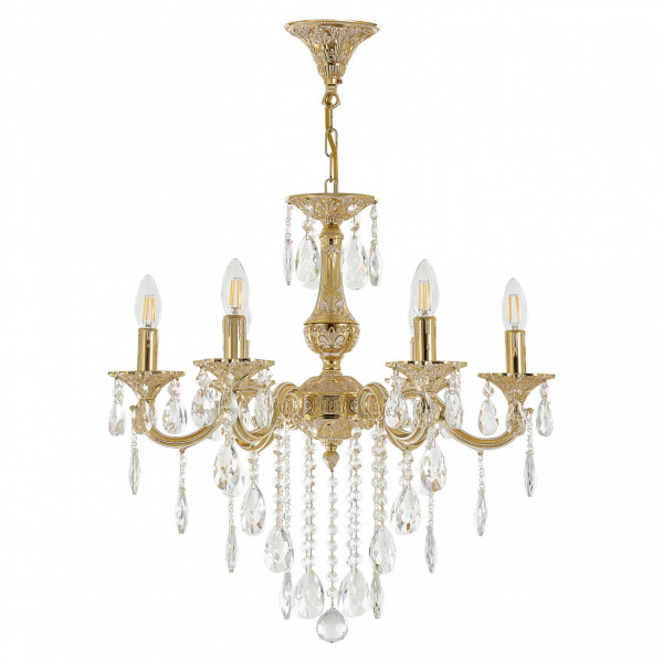 Люстра с хрустальными подвесками AL78101/6/175 B GW Bohemia Ivele Crystal
