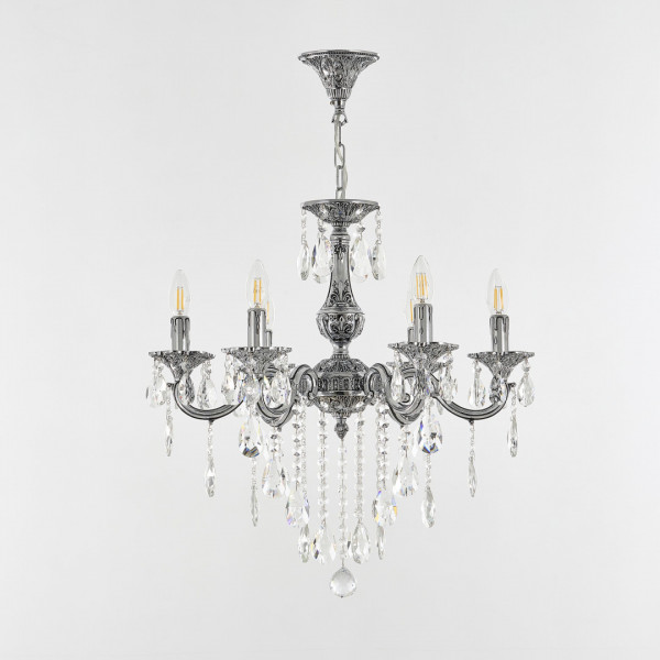 Люстра с хрустальными подвесками AL78101/6/175 B NB Bohemia Ivele Crystal