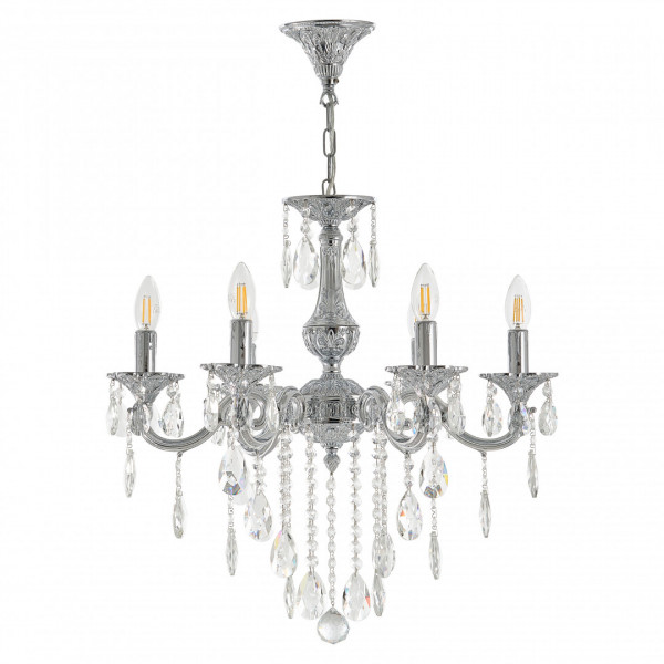 Люстра с хрустальными подвесками AL78101/6/175 B NW Bohemia Ivele Crystal