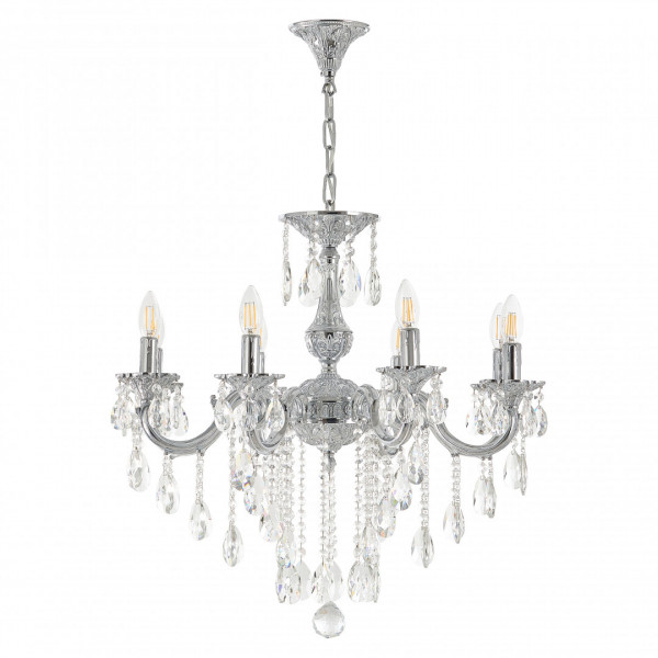 Люстра с хрустальными подвесками AL78101/8/210 B NW Bohemia Ivele Crystal