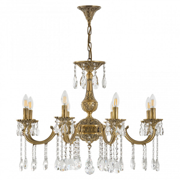 Люстра с хрустальными подвесками AL78101/8/250 A FP Bohemia Ivele Crystal