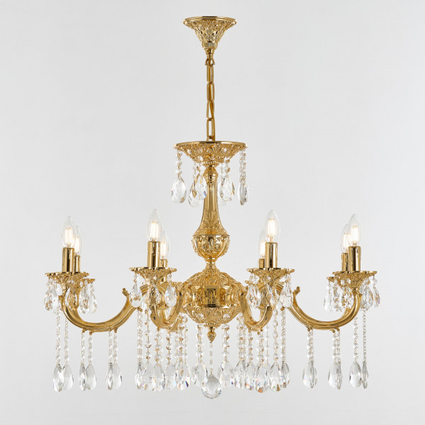 Люстра с хрустальными подвесками AL78101/8/250 A G Bohemia Ivele Crystal