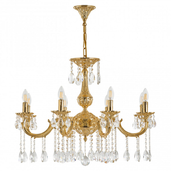 Люстра с хрустальными подвесками AL78101/8/250 A G Bohemia Ivele Crystal