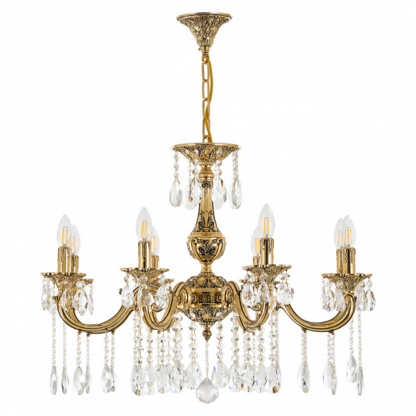 Люстра с хрустальными подвесками AL78101/8/250 A GB Bohemia Ivele Crystal