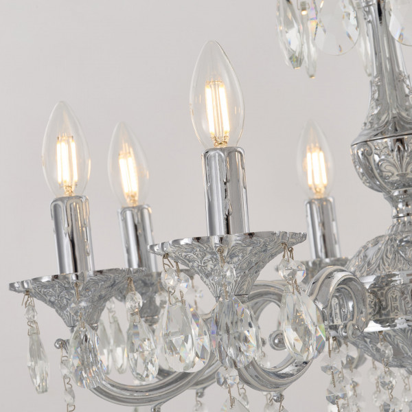 Торшер с хрустальными подвесками AL78101T/8/175 B NW Bohemia Ivele Crystal