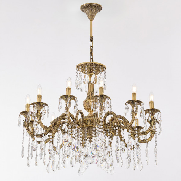 Люстра с хрустальными подвесками AL79101/12/300 A FP Bohemia Ivele Crystal