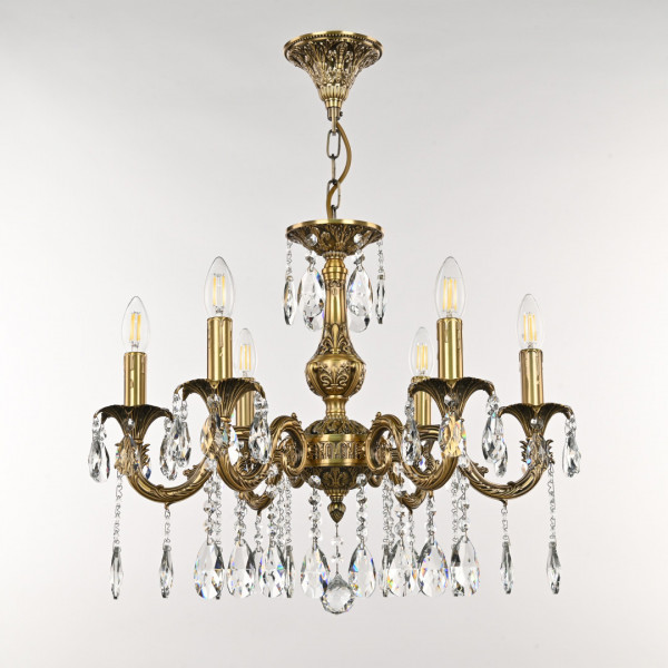 Люстра с хрустальными подвесками AL79101/6/175 A FP Bohemia Ivele Crystal