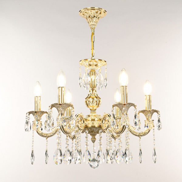 Люстра с хрустальными подвесками AL79101/6/175 A GW Bohemia Ivele Crystal