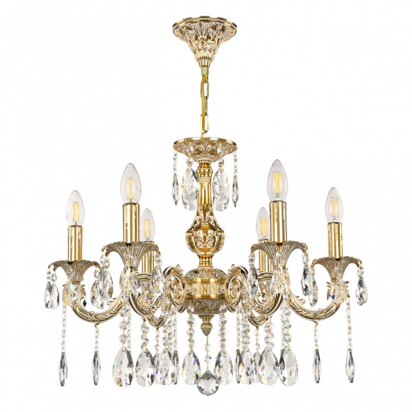 Люстра с хрустальными подвесками AL79101/6/175 A GW Bohemia Ivele Crystal