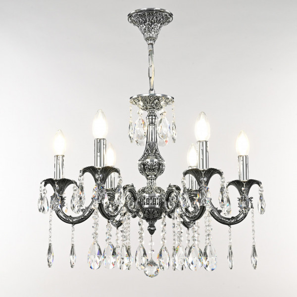 Люстра с хрустальными подвесками AL79101/6/175 A NB Bohemia Ivele Crystal