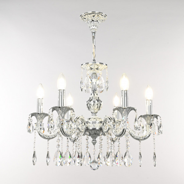 Люстра с хрустальными подвесками AL79101/6/175 A NW Bohemia Ivele Crystal