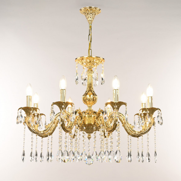 Люстра с хрустальными подвесками AL79101/8/250 A G Bohemia Ivele Crystal
