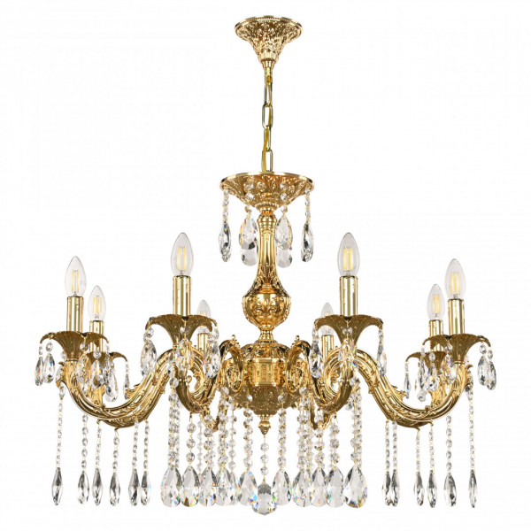 Люстра с хрустальными подвесками AL79101/8/250 A G Bohemia Ivele Crystal