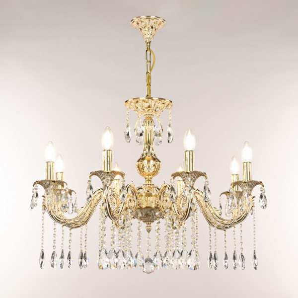 Люстра с хрустальными подвесками AL79101/8/250 A GW Bohemia Ivele Crystal