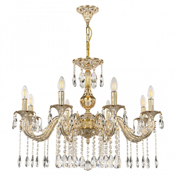 Люстра с хрустальными подвесками AL79101/8/250 A GW Bohemia Ivele Crystal