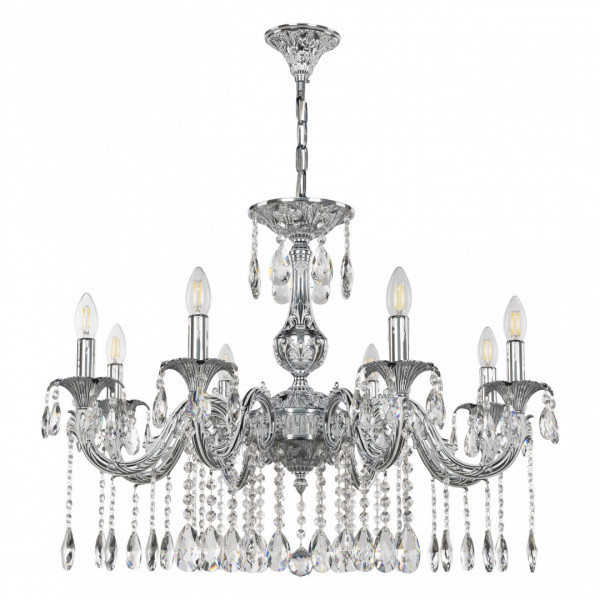 Люстра с хрустальными подвесками AL79101/8/250 A NW Bohemia Ivele Crystal