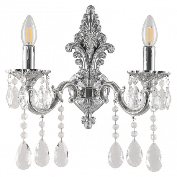 Бра с хрустальными подвесками AL7801B14/2/175 A NW Bohemia Ivele Crystal