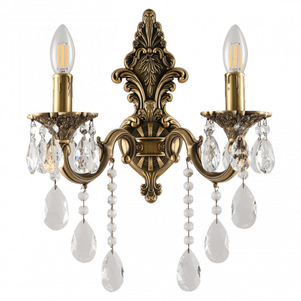 Бра с хрустальными подвесками AL7801B14/2/175 B FP Bohemia Ivele Crystal
