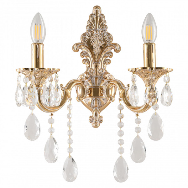 Бра с хрустальными подвесками AL7801B14/2/175 B GW Bohemia Ivele Crystal