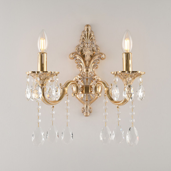 Бра с хрустальными подвесками AL7801B14/2/175 A GW Bohemia Ivele Crystal