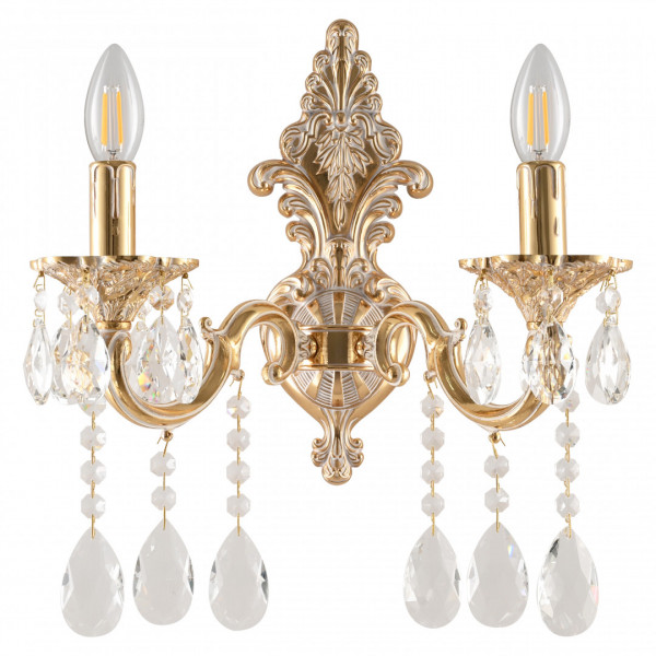 Бра с хрустальными подвесками AL7801B14/2/175 A GW Bohemia Ivele Crystal