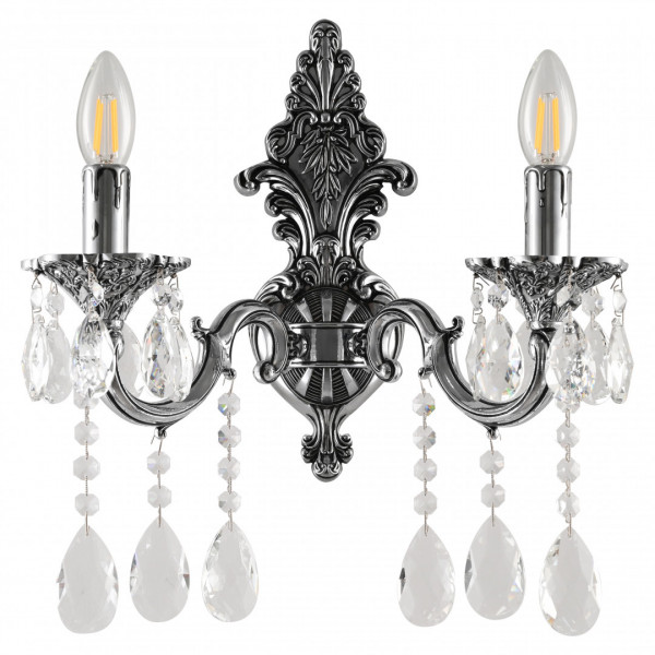Бра с хрустальными подвесками AL7801B14/2/175 A NB Bohemia Ivele Crystal