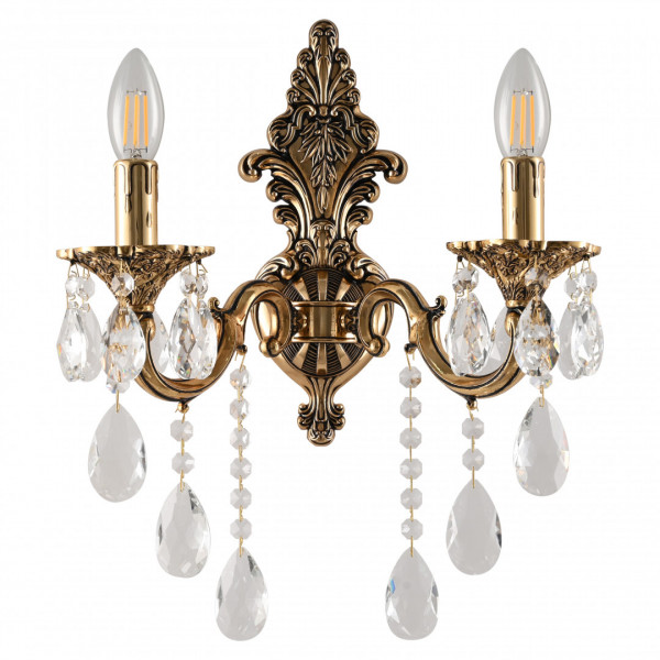 Бра с хрустальными подвесками AL7801B14/2/175 B GB Bohemia Ivele Crystal