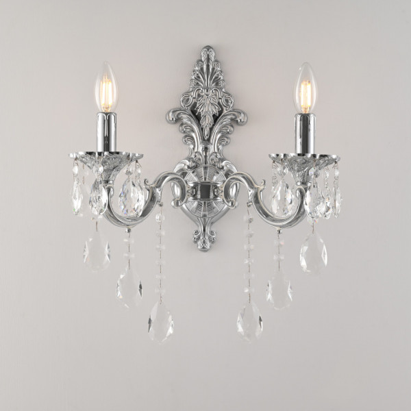 Бра с хрустальными подвесками AL7801B14/2/175 B NW Bohemia Ivele Crystal