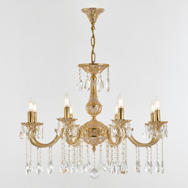 Люстра с хрустальными подвесками AL78101/8/250 A GW Bohemia Ivele Crystal