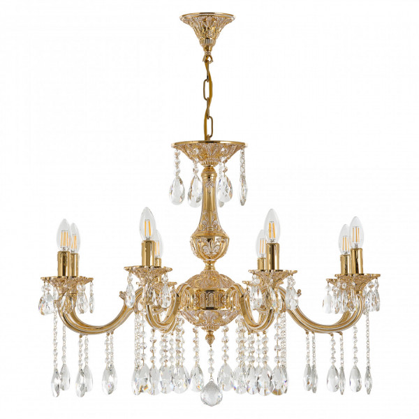 Люстра с хрустальными подвесками AL78101/8/250 A GW Bohemia Ivele Crystal