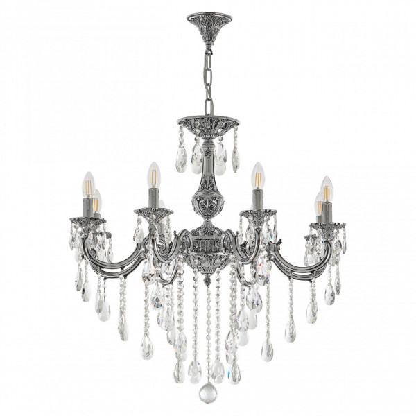 Люстра с хрустальными подвесками AL78101/8/250 B NB Bohemia Ivele Crystal
