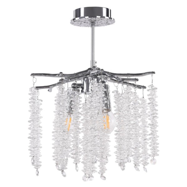 Подвесной светильник в виде веточек 230111.300.3.E14.A CR Arte Milano