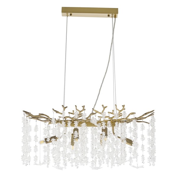 Люстра в виде веточек 230210.700.6.E14.B1 FB BUT-Clear Arte Milano