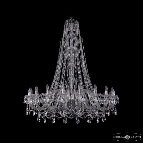 Люстра хрустальная 1411/20/460/XL-154 Ni