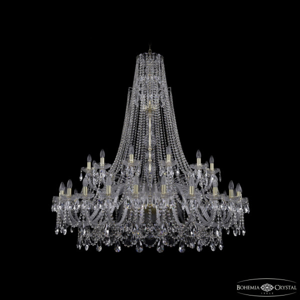 Люстра хрустальная 1411/24+12/530/XL-152 G