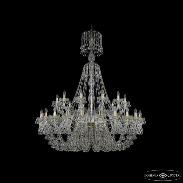 Люстра хрустальная 1409/24+12/530/XL-170 G