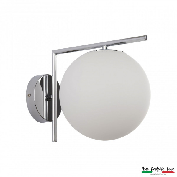 Бра с плафонами APL2233969MBM/1 CR CHROME+W Arte Perfetto Luce