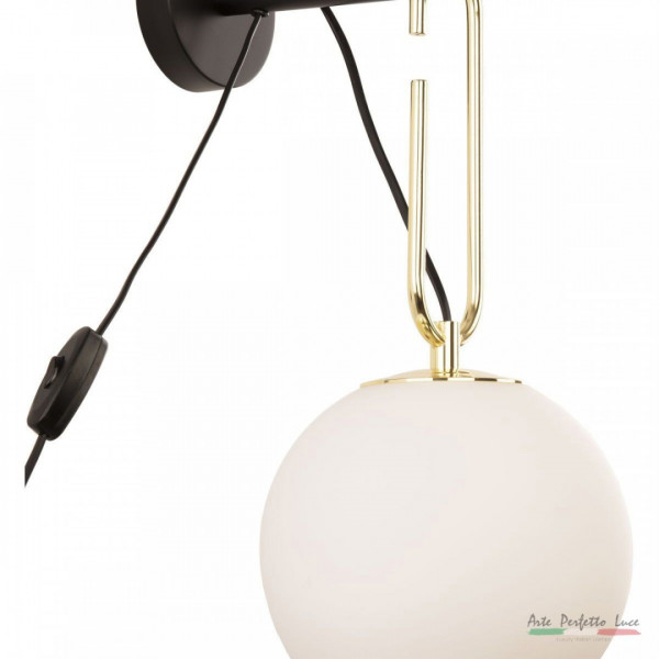 Бра с плафонами APL2234286MBM/1 IMGD IMGD Arte Perfetto Luce