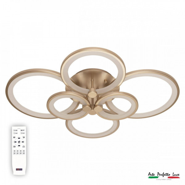 Светильник светодиодный с пультом 58017/6 GOLD APL LED