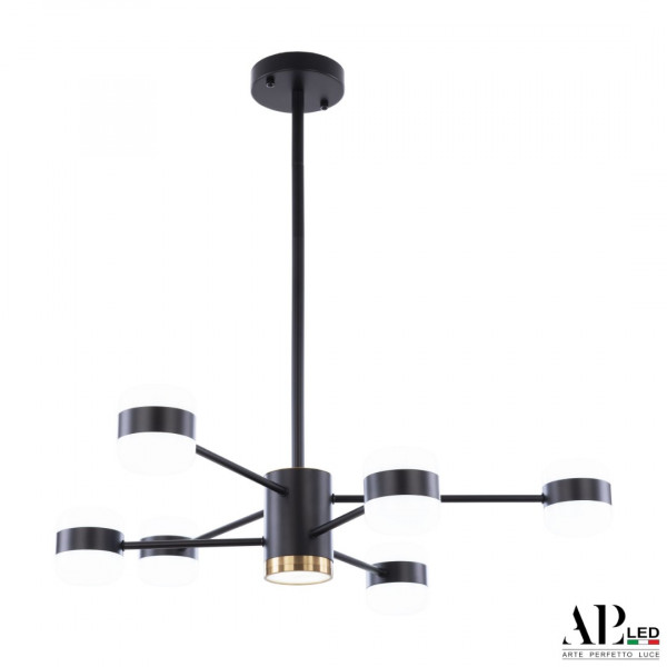 Люстра 3307.6296-6 Black APL LED