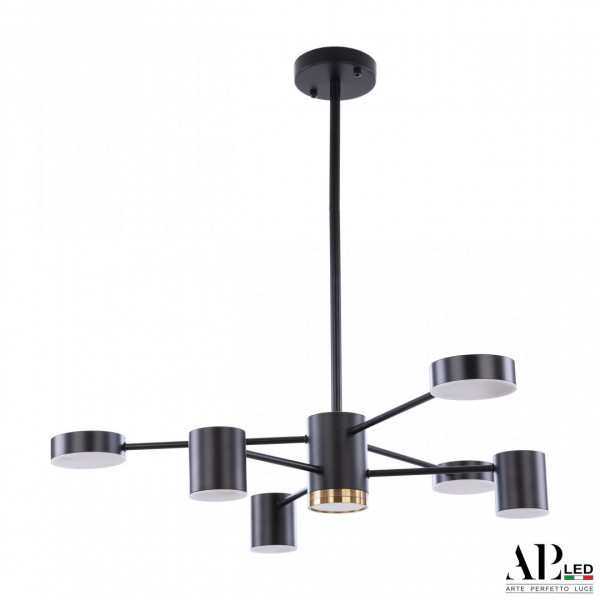 Люстра 3307.6293-6 Black APL LED