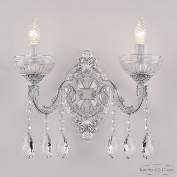 Бра хрустальные AL7901B10/2/175 A WMN P Clear/M-1G Bohemia Ivele Crystal