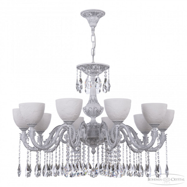 Люстра с хрустальными подвесками AL79101/10/300 A WMN P1 U Rose Bohemia Ivele Crystal