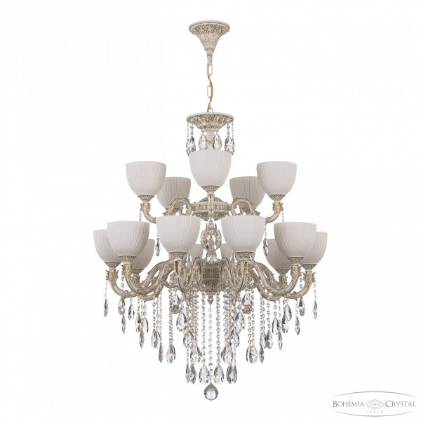 Люстра с хрустальными подвесками AL79101/10+5/250/2D B WMG P1 U Line Bohemia Ivele Crystal