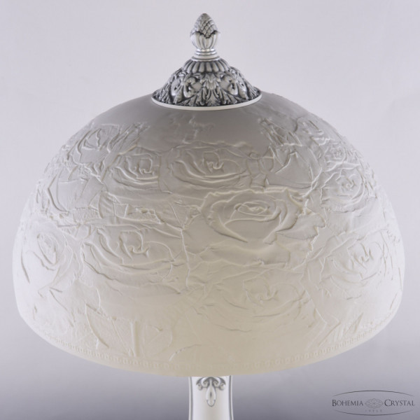 Настольная лампа с косятным фарфором AL78100L/30 WMN Rose Bohemia Ivele Crystal