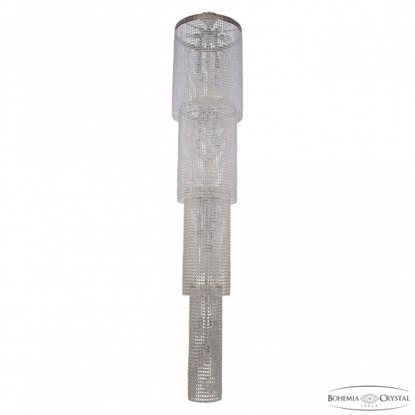 Люстра каскад хрустальная 83301/50IV-250 Ni Bohemia Ivele Crystal